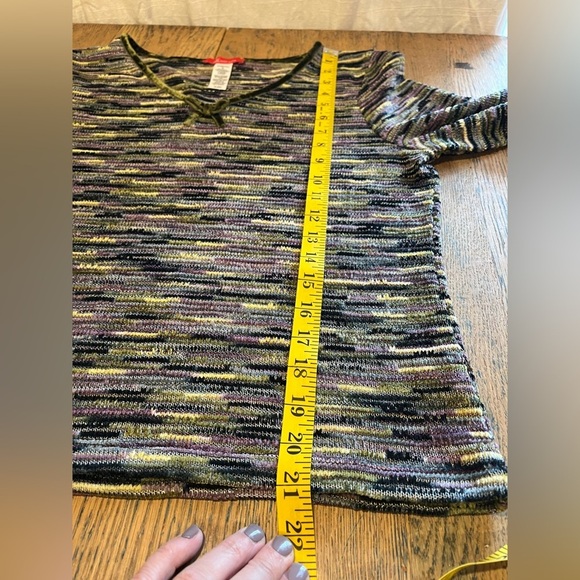 Y2K ANN KLEIN velvet sweater size M - Picture 4 of 9